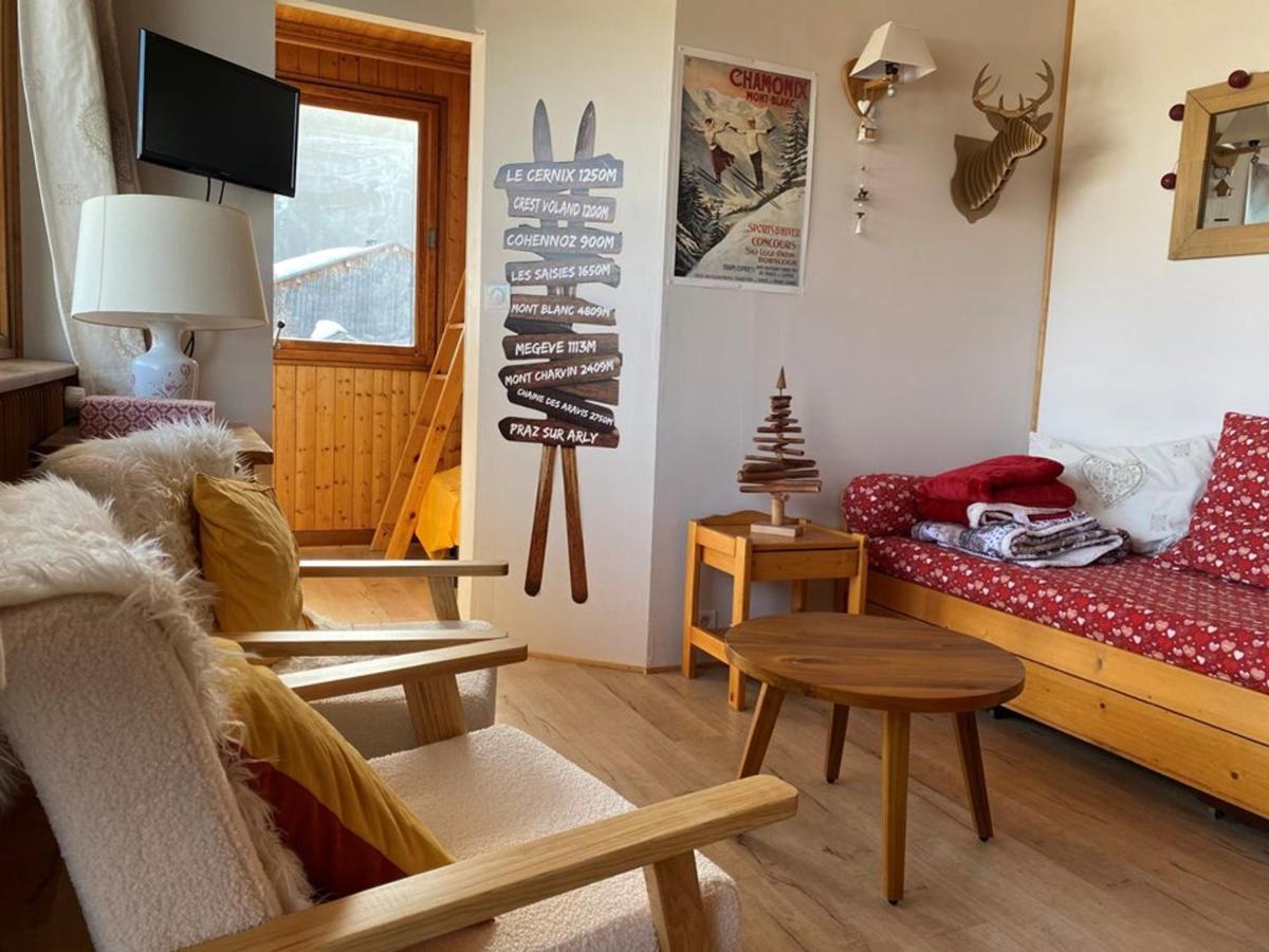 Charmant appartement avec balcon près des pistes, 4 pers., Crest-Voland, proche commerces - Chambres d'hôtes Crest-Voland