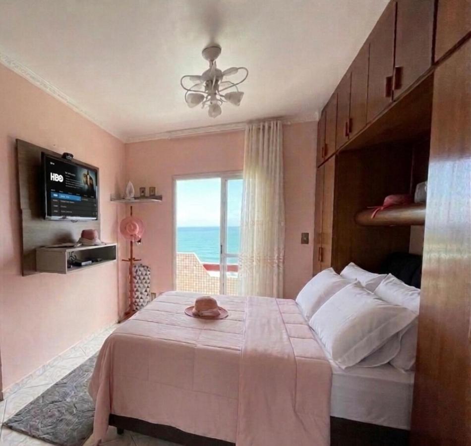 Rose Beach Experience Frente Mar Vista Total Garagem WiFi - Ferienwohnung Praia Grande