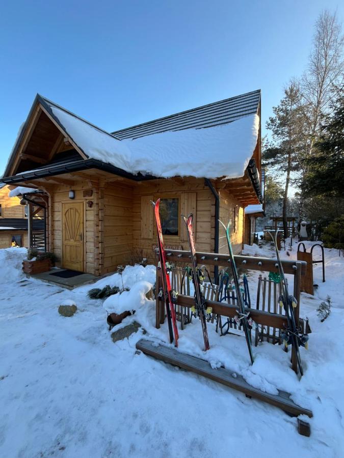 Borowikowe Zacisze drewniane domy z kominkami - B&B Falsztyn