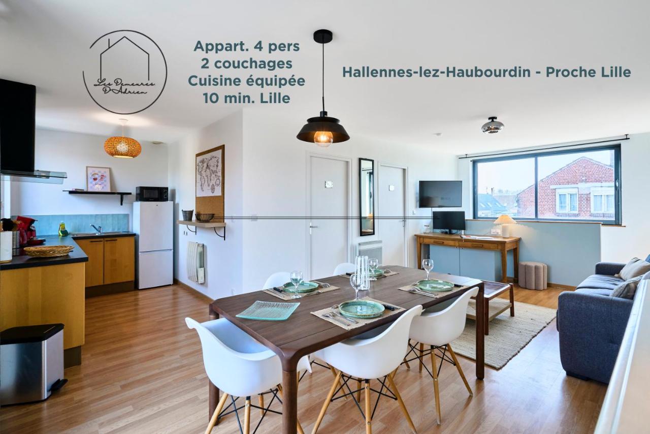 99B - Appartement lumineux 4 pers proche Lille - B&B Hallennes-lez-Haubourdin