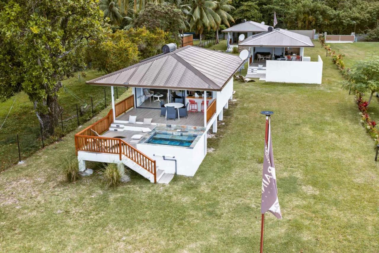 Raina Lodge Moorea Haapiti - Fare Keali'i - Piscine privée - Vue plage et Lagon - Chambres d'hôtes Haapiti