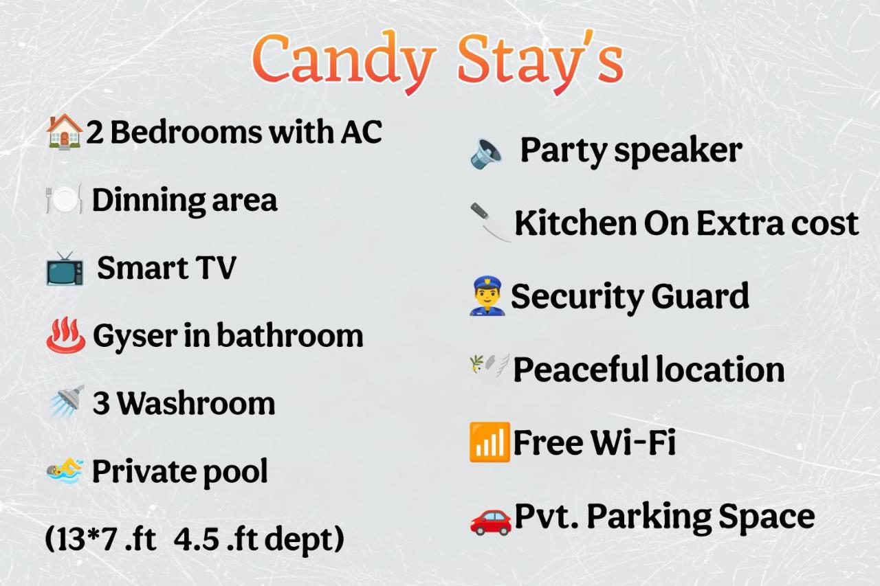2BHK Villa Ac Rooms Candy Stays Lonavala - B&B Lonavla