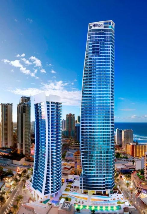 Stylish Ocean view 2BR Apartment at Hilton - Ferienwohnung Gold Coast