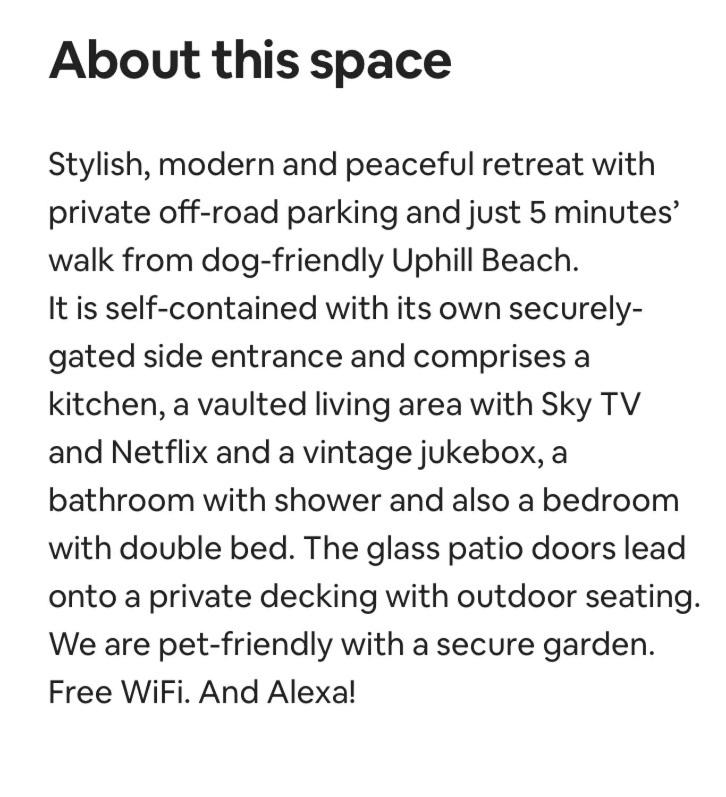 Pet-friendly boutique beach retreat - B&B Uphill