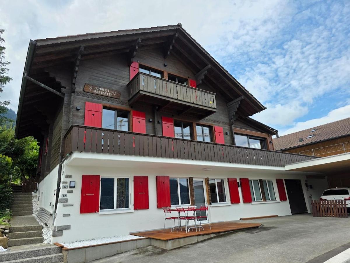 Modernes Apartment - Lakeview Sunnmatte - B&B Leissigen