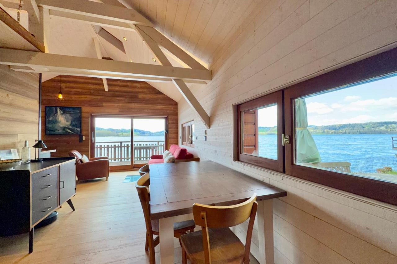 Rare petit chalet sur le lac barque à rames clim - Ferienwohnung Aiguebelette-le-Lac