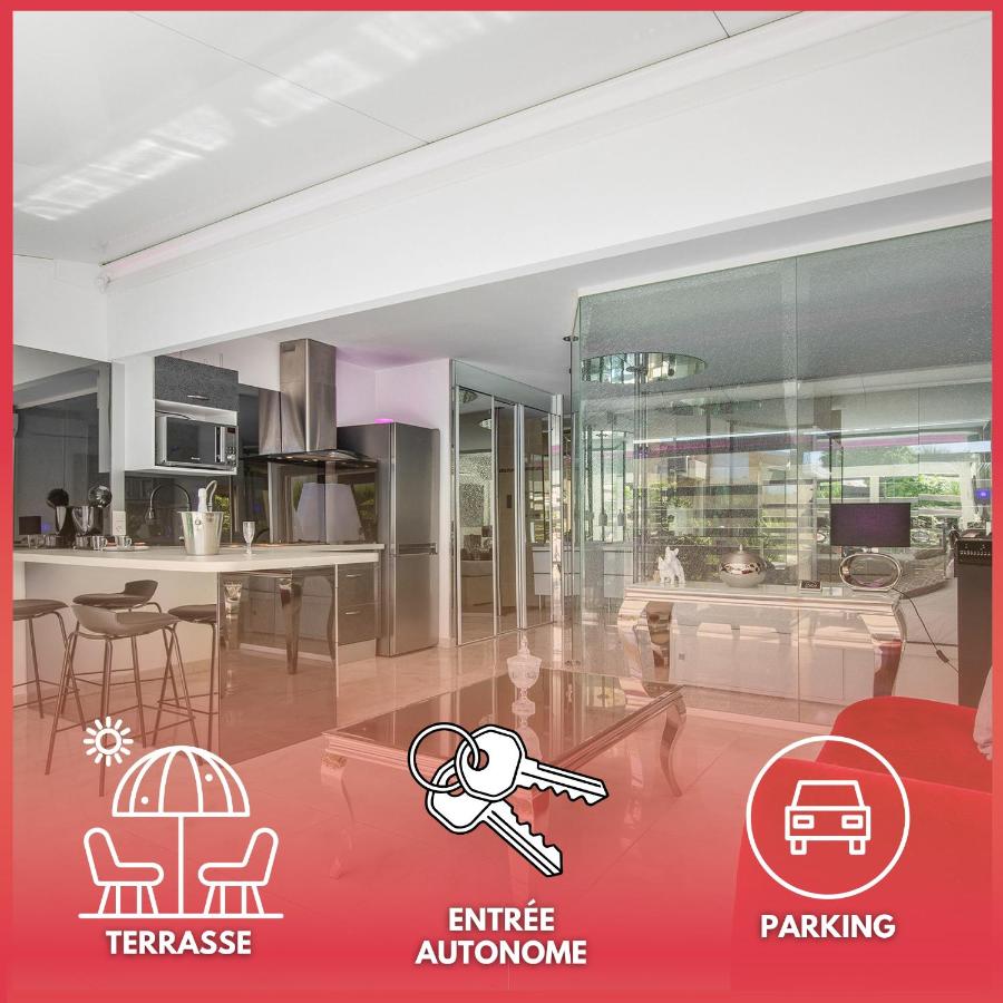 Villa Shimmer - design - terrasse - Parking - Port Nature Village Naturiste - Ferienwohnung Le Cap d'Agde