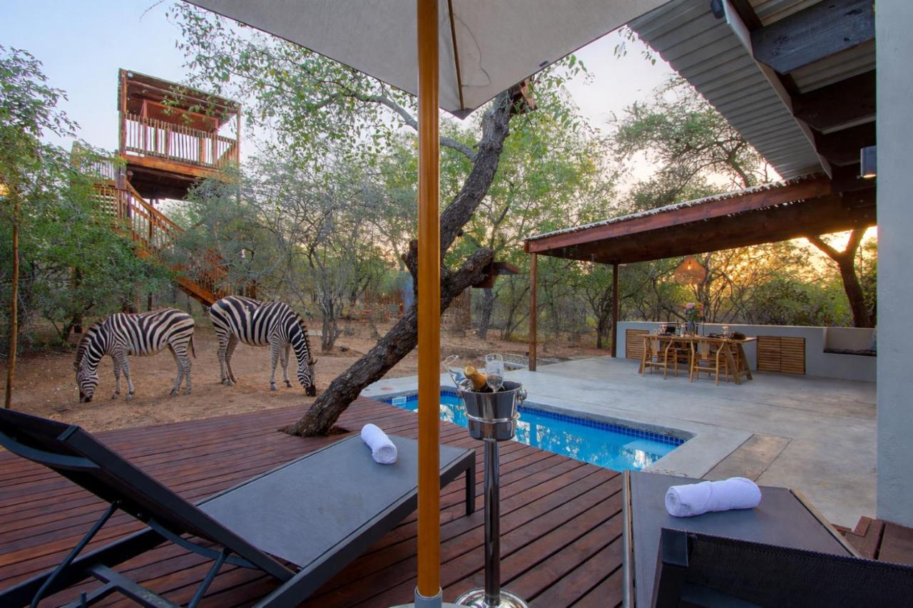 The Suite Luxury Safari Villa, Close to KNP, Starbed, Giraffe-Feeding-Tower, Bush-Bath - Chambres d'hôtes Marloth Park