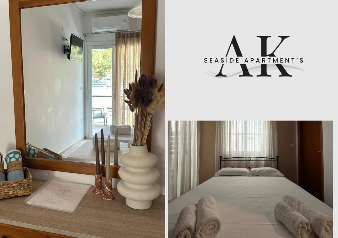 A&K Seafront Apartment 10m to Beach-Private Access,Tolo - Chambres d'hôtes Tolón