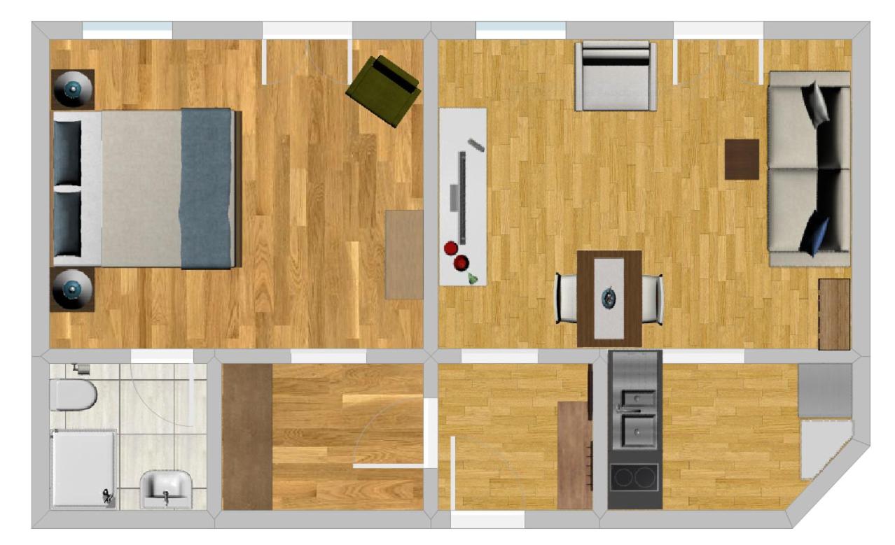 Apartment with Garden View