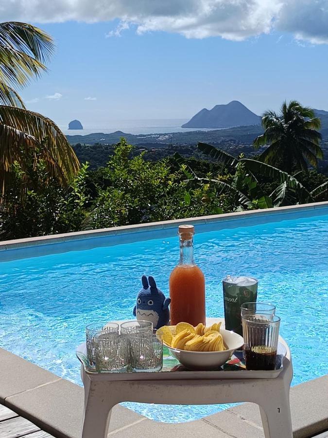 Villa COSAROE 6-14 pers Piscine et superbe vue mer PANORAMIQUE - Chambres d'hôtes Rivière Salée