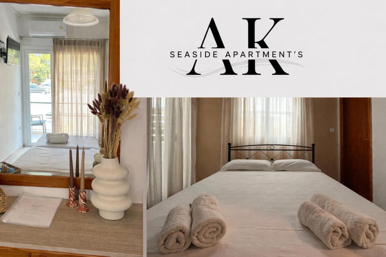 A&K Seafront Apartment 10m to Beach-Private Access,Tolo - Chambres d'hôtes Tolón