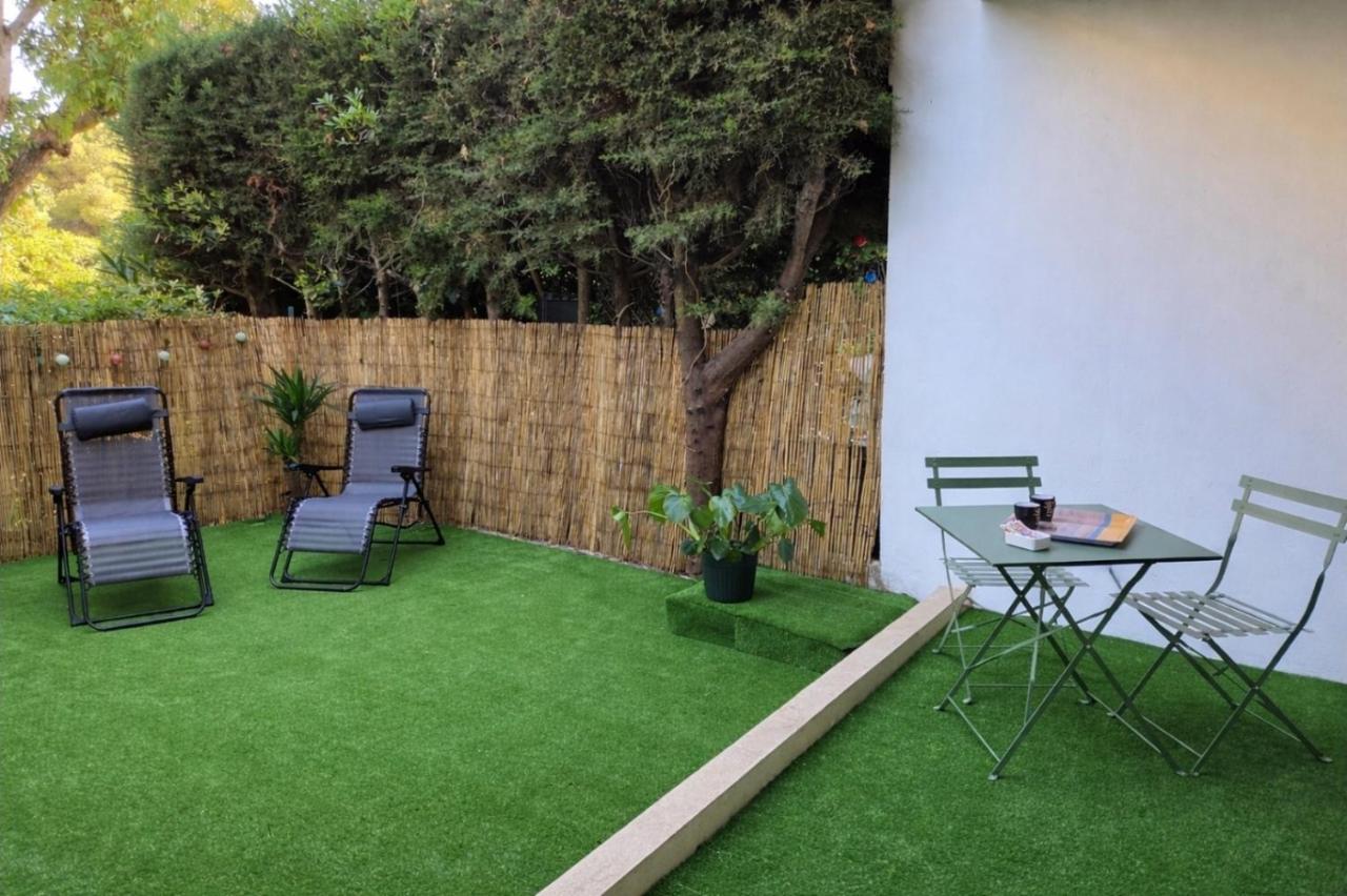 L'Oasis, jardin privé piscine plage à 5min de Nice - B&B Saint-Laurent-du-Var