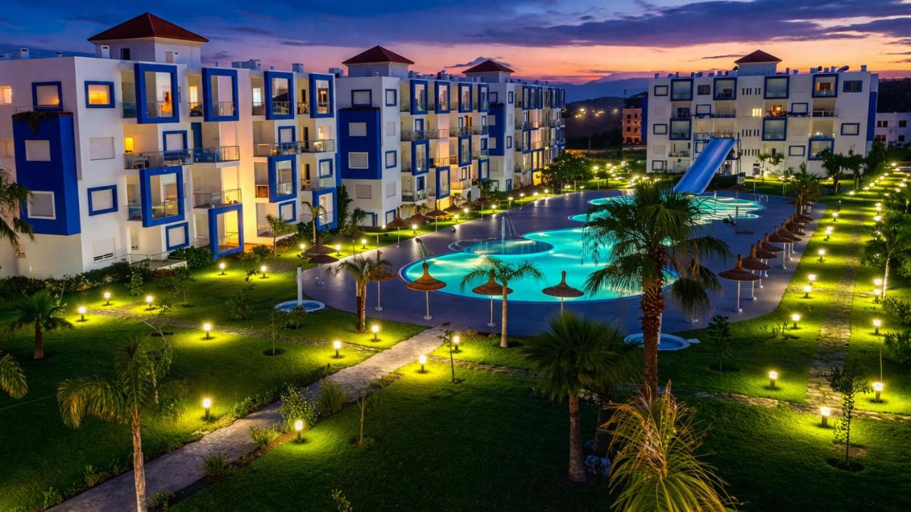 Appartement standing terrasse privative et piscine - Kariat Cabo - B&B Cap Negro II