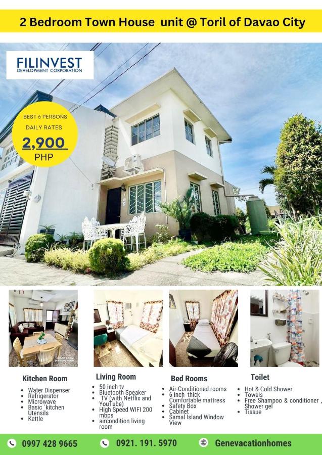 Beach Resorts walking distance to the Town House - B&B Davao
