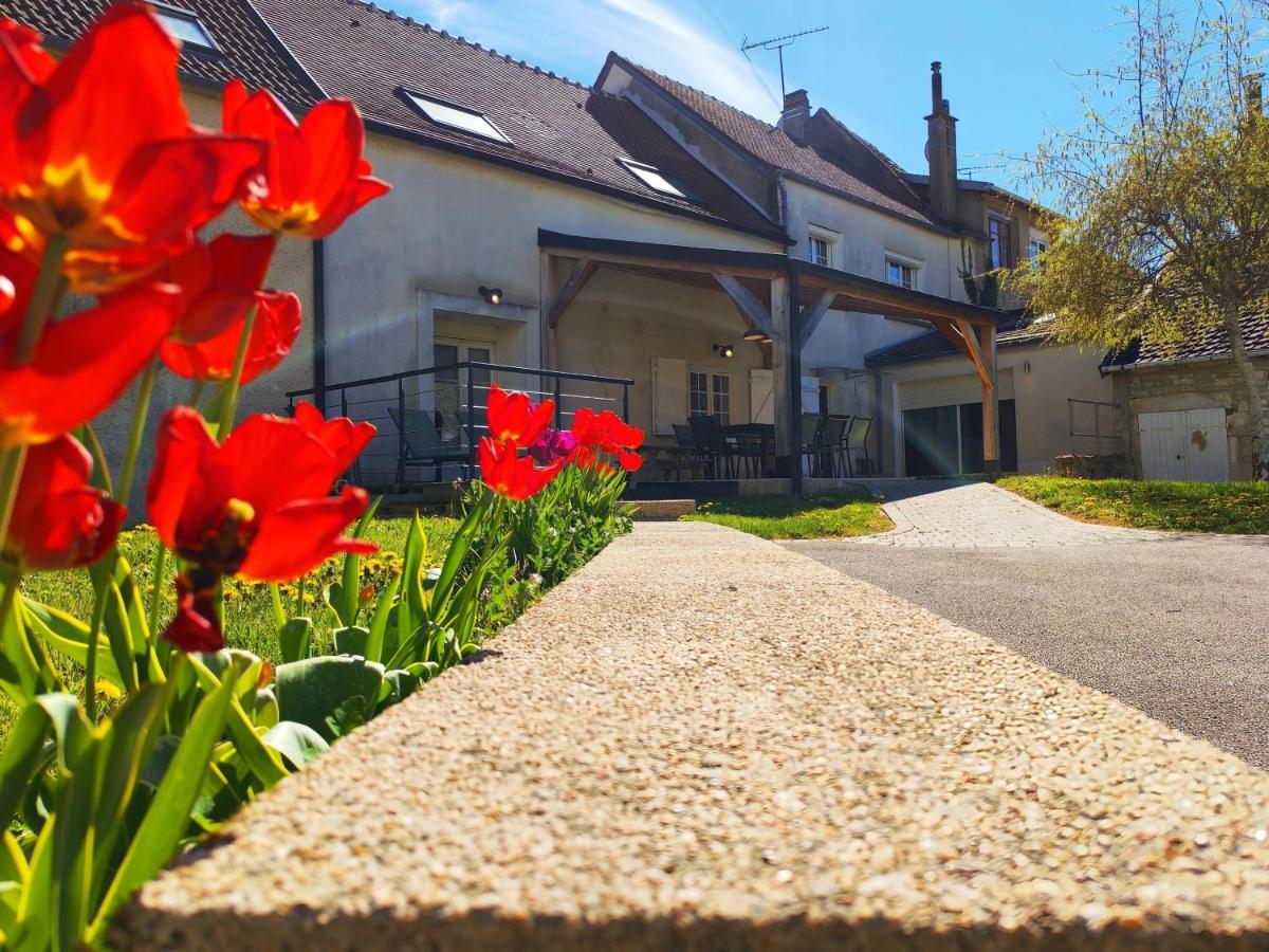 Course des côtes - Villa Chablis - 4 chambres - Parking - Terrasse - B&B Chablis
