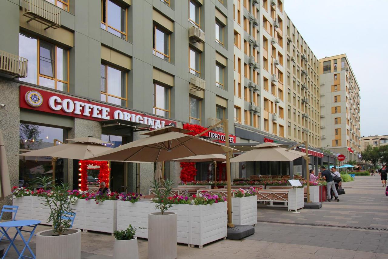 Современные апартаменты в ЖК Meridian Apartments, недалеко от Арбата - Chambres d'hôtes Almaty