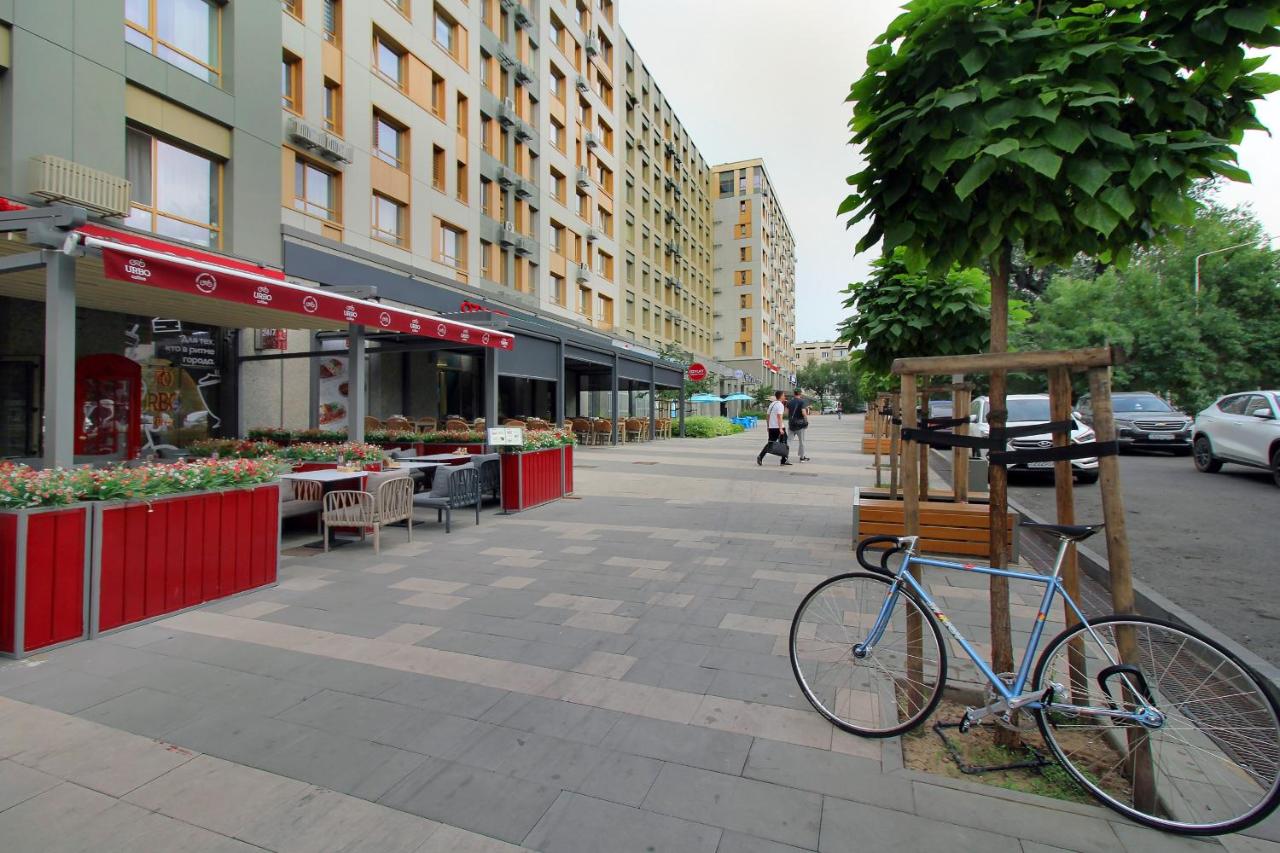 Современные апартаменты в ЖК Meridian Apartments, недалеко от Арбата - Chambres d'hôtes Almaty