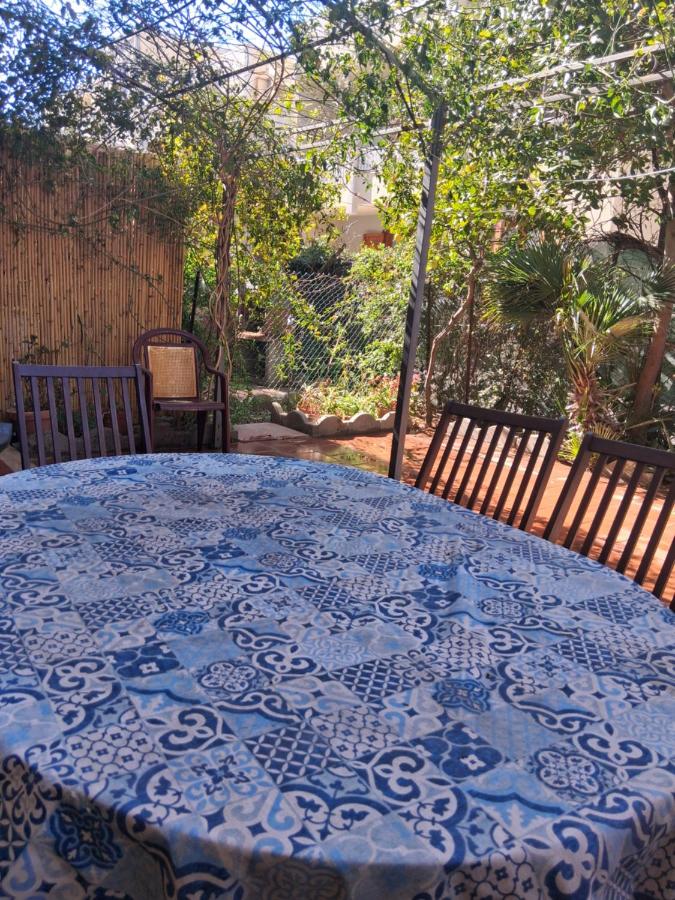 Giardino eucalipti con piscina - B&B Alghero