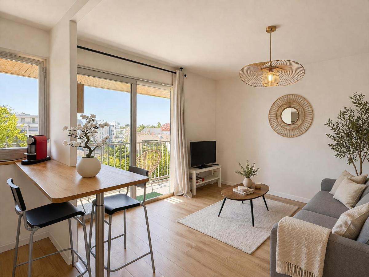 L'Augustin - Balcon & Garage Privé - Proche Gare de Rennes - B&B Rennes