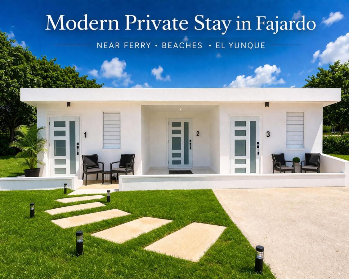 Modern Private Stay in Fajardo, PR - NEAR FERRY - BEACHES - EL YUNQUE - BIO BAY - Bed and Breakfast Fajardo