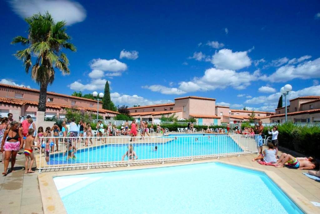 Maison climatisée 6 pers avec piscine surveillée, Plage et port à 5 min à pied, Terrasse, WiFi - Chambres d'hôtes Saint-Cyprien-Plage