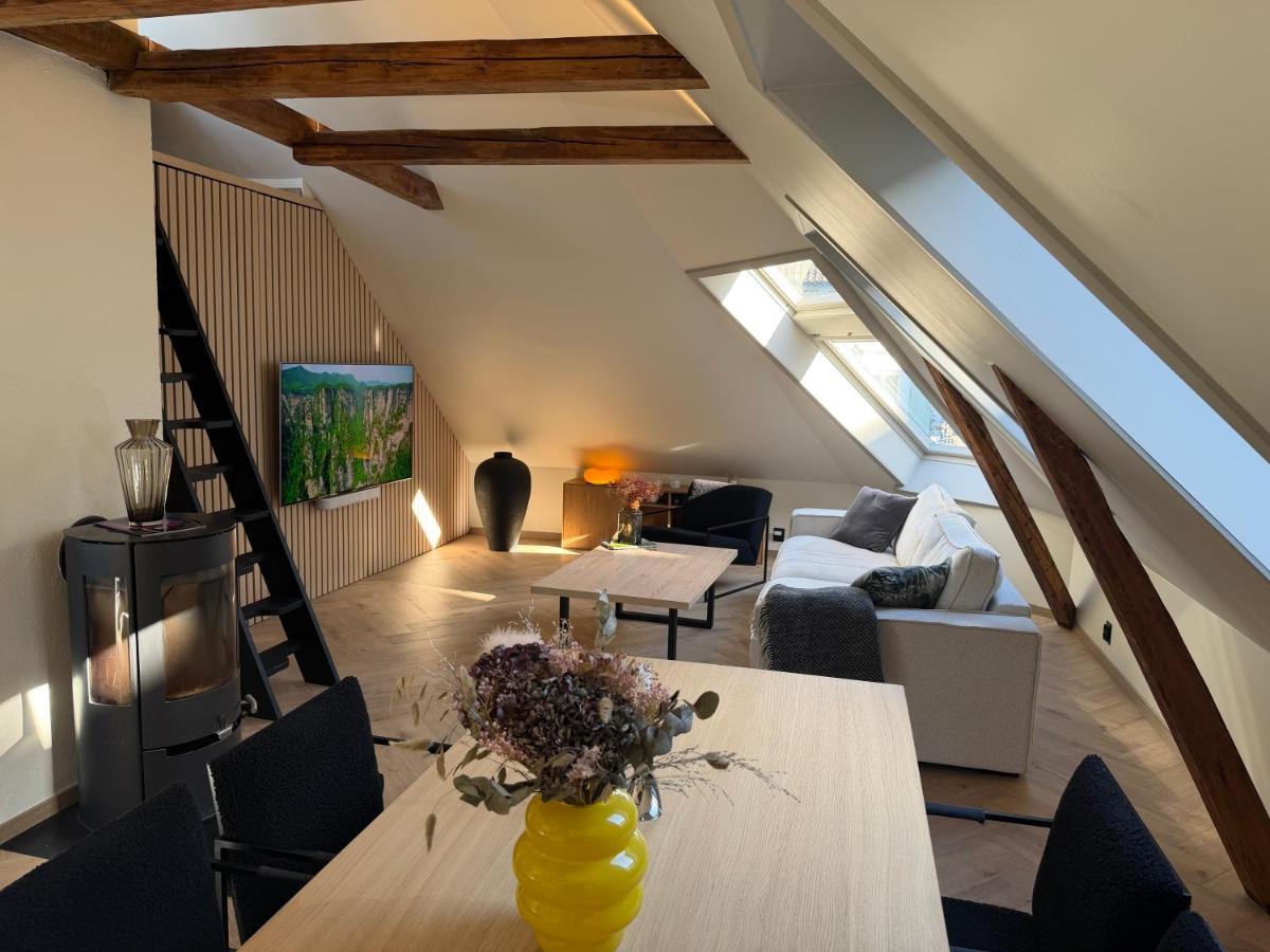 Penthouse apartment in the heart of Bergen with beautiful private rooftop - Chambres d'hôtes Bergen