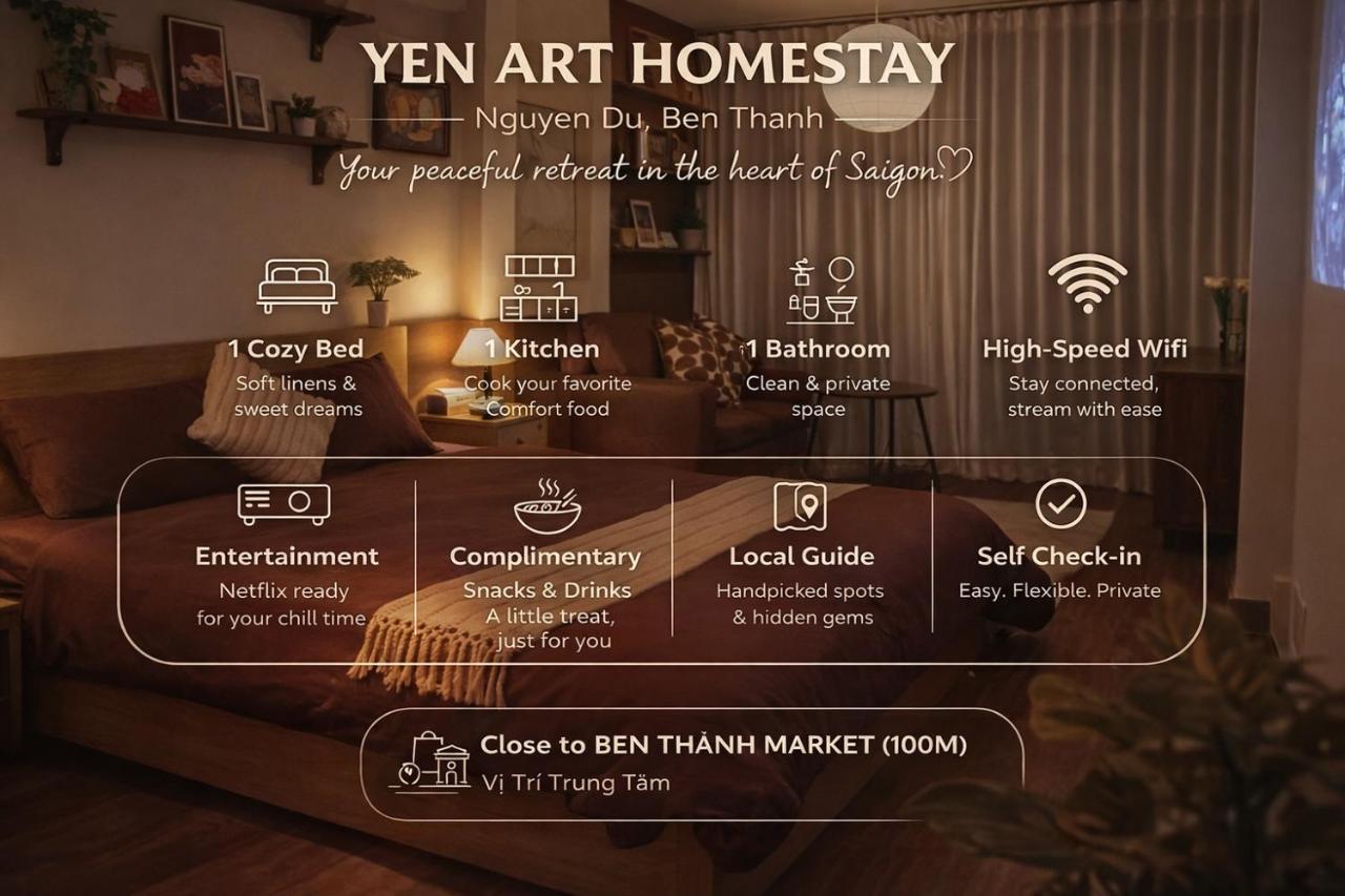 Yên Art Homestay - Bed and Breakfast Ho Chi Minhstad