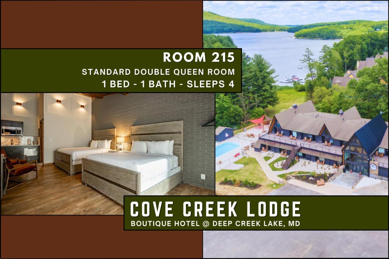 Cove Creek Lodge 215 Standard Double Queen Room - B&B Oakland