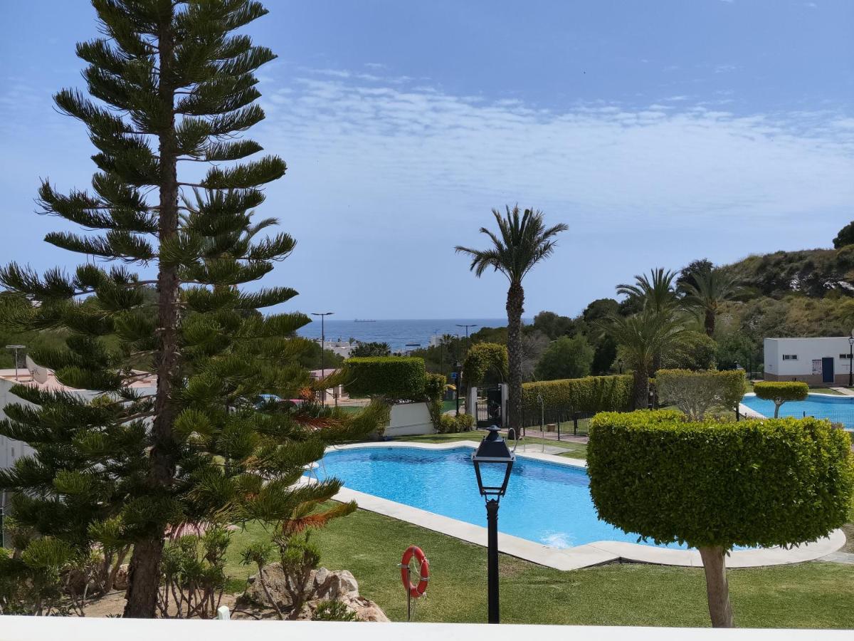 Apartamento con Terraza, Piscina todo el año y vistas al mar - Ferienwohnung Mojacar