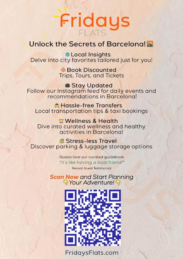 5BR for 7 Elevator Walk to Sant Antoni - Ferienwohnung Barcelona