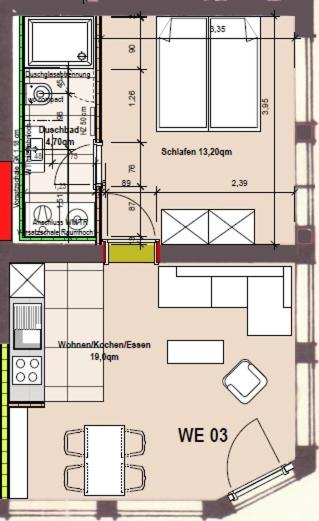 Haus Frische Brise 333 - Ferienwohnung 3 - Bed and Breakfast Juist