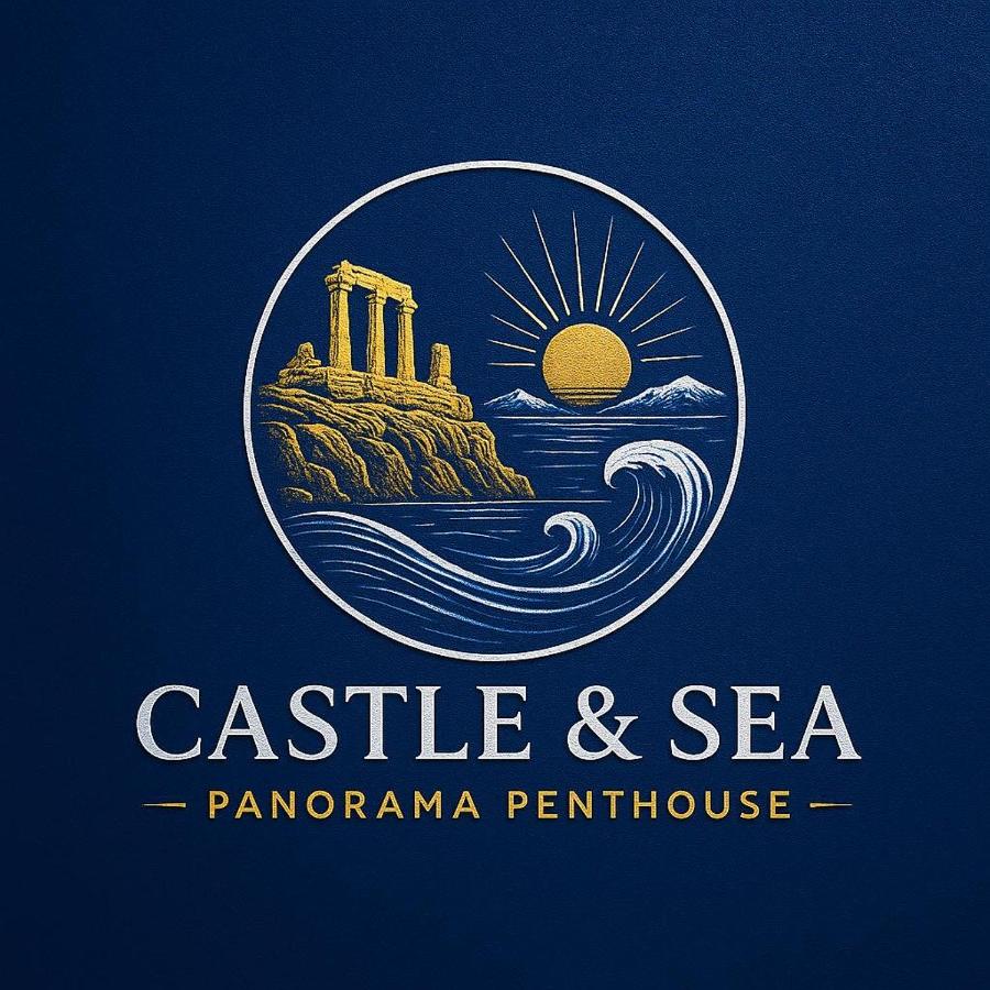 Castle & Sea-Panorama Penthouse - Ferienwohnung Haraki