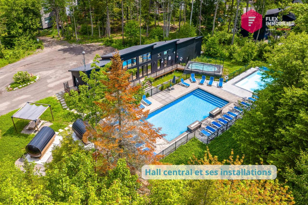 La Villa du Spa Creusé - Chalet avec spa extérieur privé à Pont-Rouge - Resort près de Québec - B&B Pont-Rouge