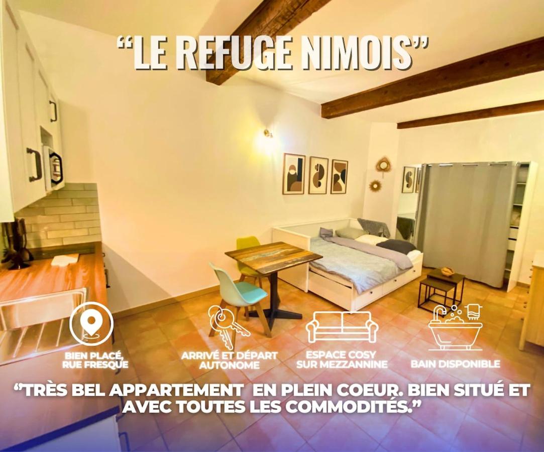 Cocon Nîmois Plein Coeur-rue Fresque Arènes à 50 m - B&B Nîmes