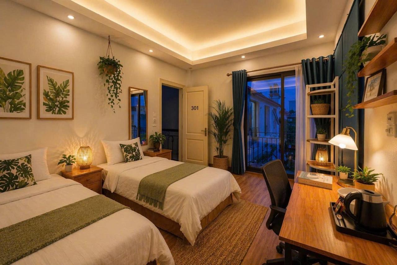Tweepersoonskamer met 1 of 2 Bedden en Balkon