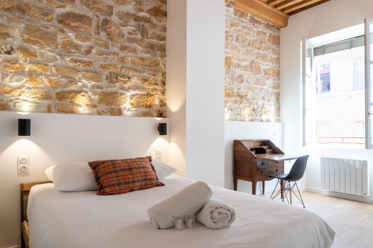 Bel appartement pentes de la Croix-Rousse - Chambres d'hôtes Lyon