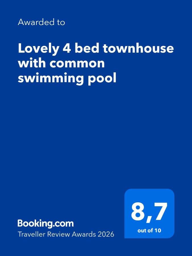 Lovely 4 bed townhouse with common swimming pool - B&B Grand Baie