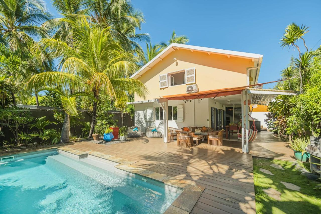 VILLA KADAL - Villa avec accès direct au Lagon - Chambres d'hôtes La Saline les Bains