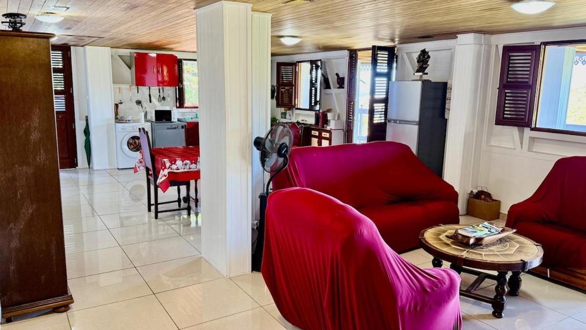 Villa Créole Caraïbes - Rez-de-chaussée - B&B Le Carbet