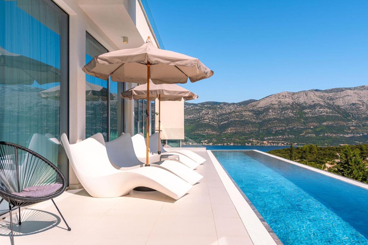 Luxury Villa Morello Korčula 1 with large heated pool, gym & sauna - B&B Curzola