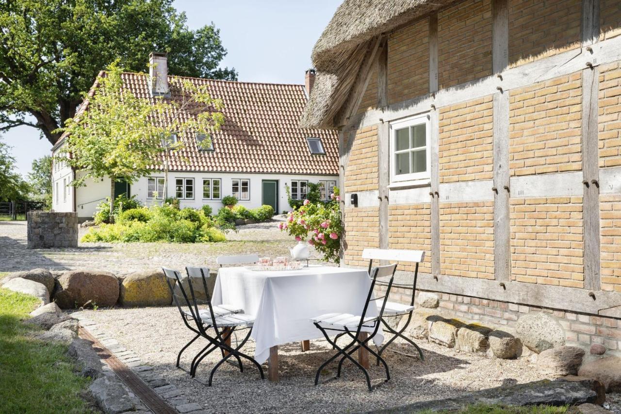 Urgemütliche Reetdachkate mit großem Kamin und Sauna - B&B Pommerby