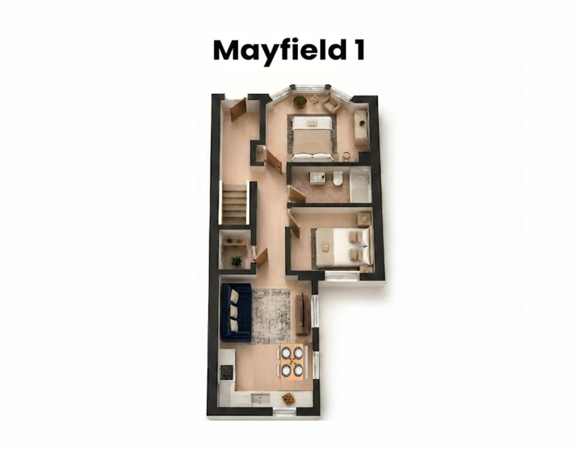 Garden Apartment - Central Harrogate Apartment - Ground Floor - B&B Harrogate