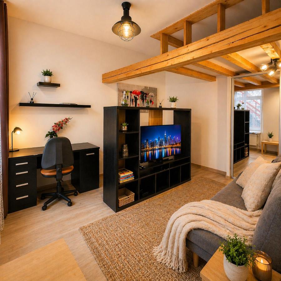 Two Level Old Town Loft Private Courtyard and Entrance - Ferienwohnung Kaunas