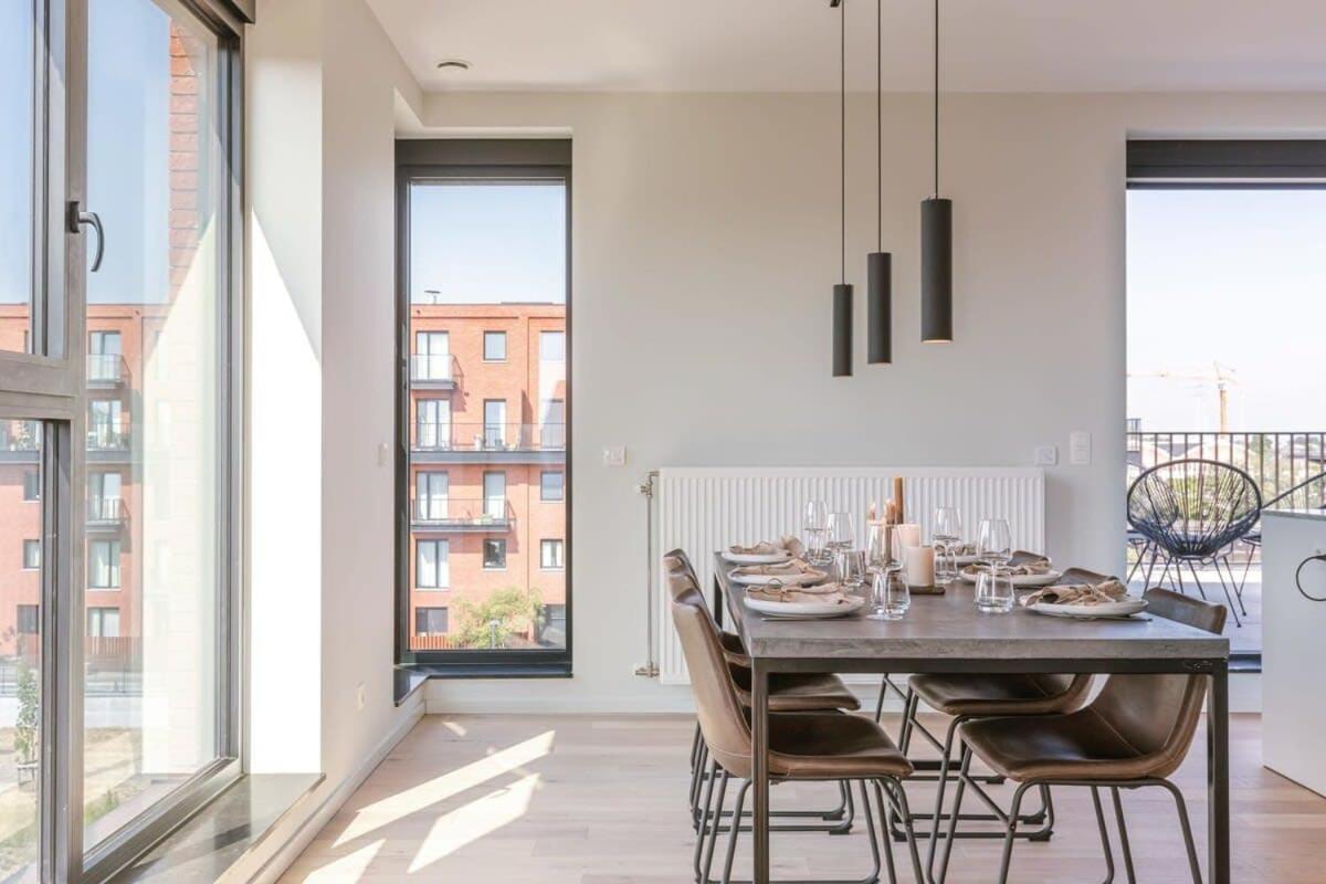 Spacious apartment with beautiful terrace in Ghent - B&B Gand