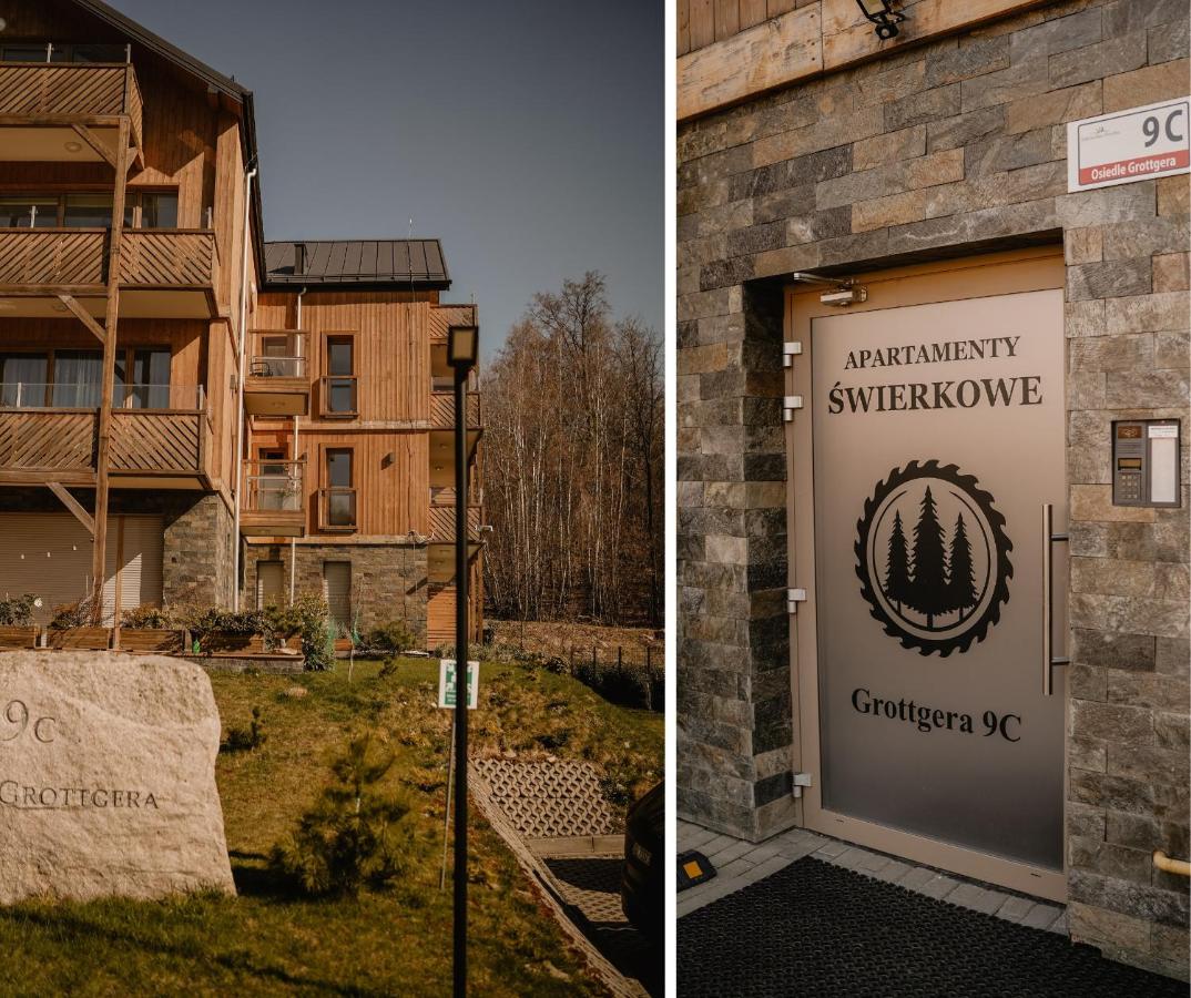 W Naturze - Apartament dla Aktywnych Premium Taras 20m2 Widok na Karkonosze blisko Szlaków i Stoku Dolina Szczęścia - Chambres d'hôtes Szklarska Poręba