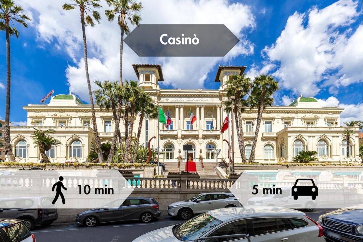 Beach&Casinò - Modern Apt x4 with Parking AC Wifi - B&B Sanremo