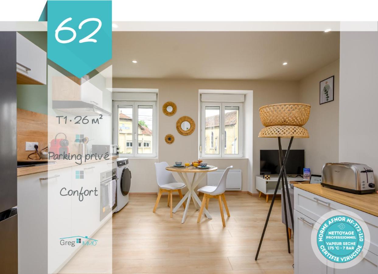 Le 62-Appart'Hôtel-GregIMMO - Ferienwohnung Vieux-Charmont