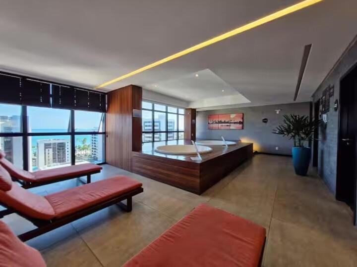 Edf Time Studio 704 - Ponta Verde, sauna e jacuzzi - B&B Maceió