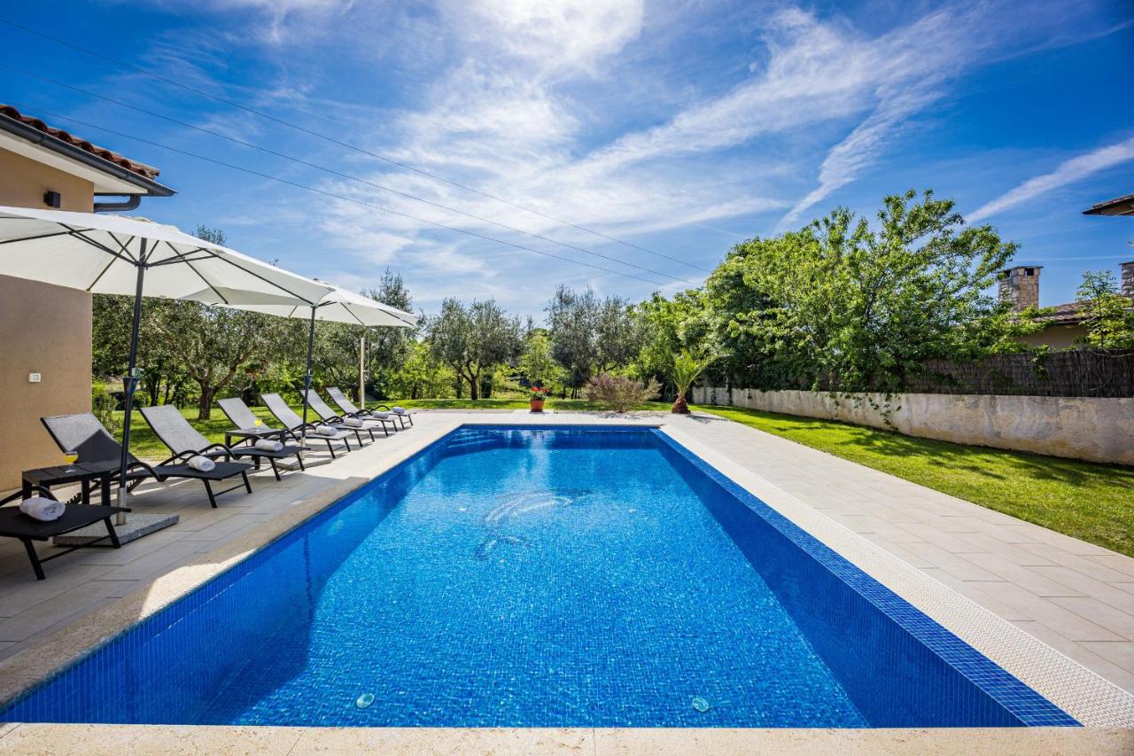 Villa Karla near Pula for 8 persons with private pool, kids playground & pet friendly - B&B Divšići